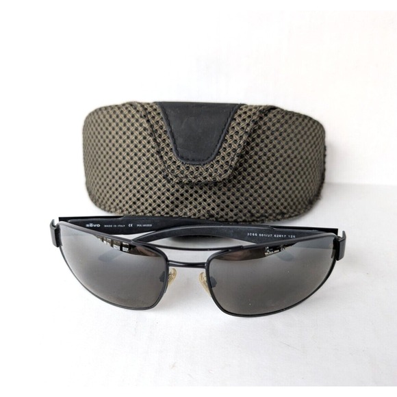 Vintage Revo Sunglasses 3066 001/J7 62*17*125 Polarized‎ Black